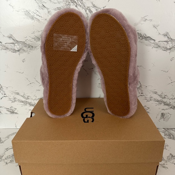 UGG Oh Yeah Slides Slippers Sandals Lavender Purple - Picture 6 of 8